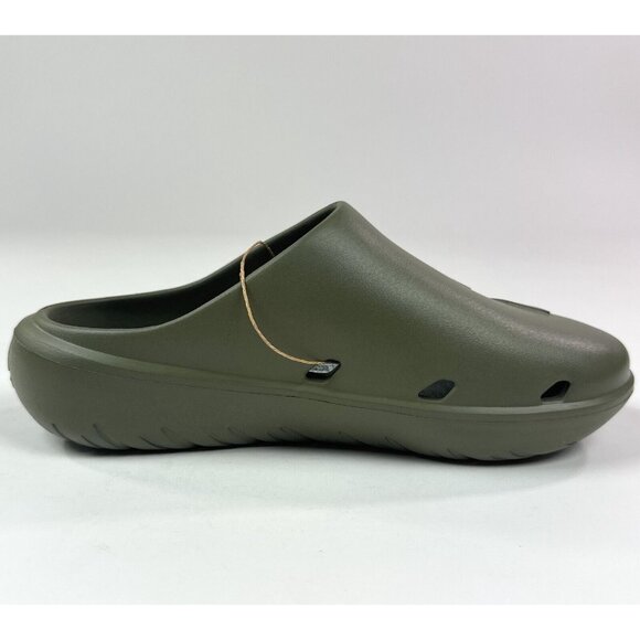 Adidas Adicane Unisex Olive Green Closed Toe Slide Sandals HQ9917 - Picture 5 of 9